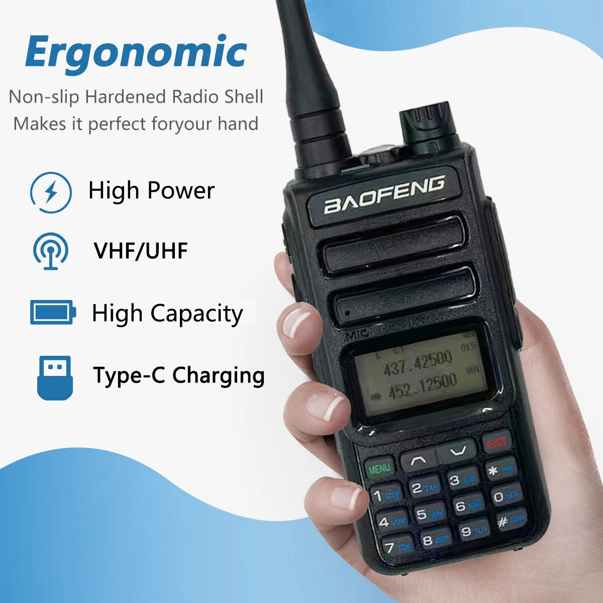 Baofeng TH-15S TH 15S Ham Handheld Radio 5w Uhf Vhf