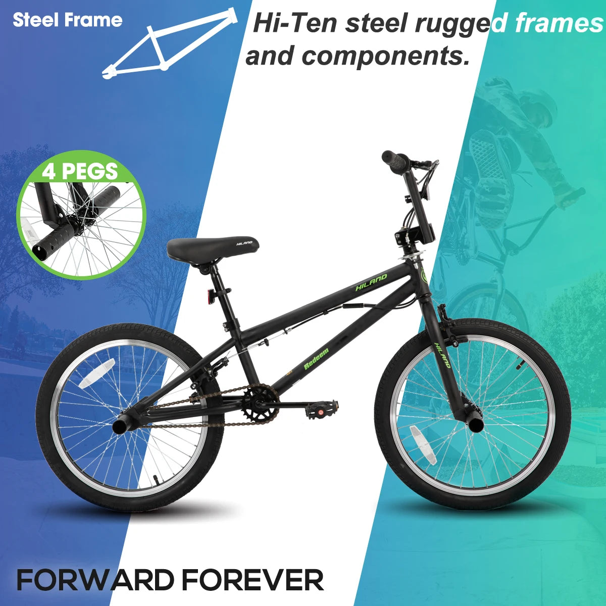 Hiland 20 inch Freestyle Kids BMX Bike