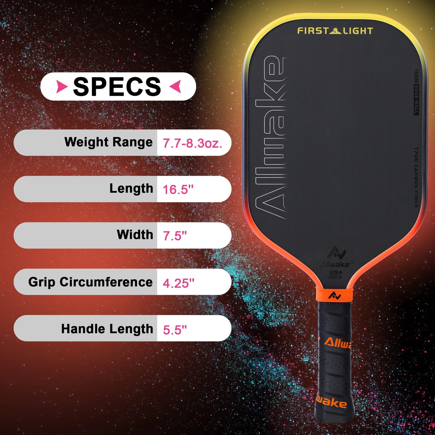 thickness carbon fiber  Pickleball Paddle