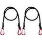 20/60/90CM Heavy Duty Bungee Cord Elastic Tie Strap