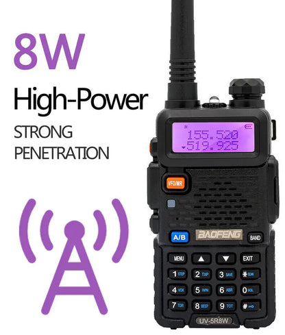 1/2/4 PCS Baofeng UV-5R 8W Walkie Talkie Ham Radio