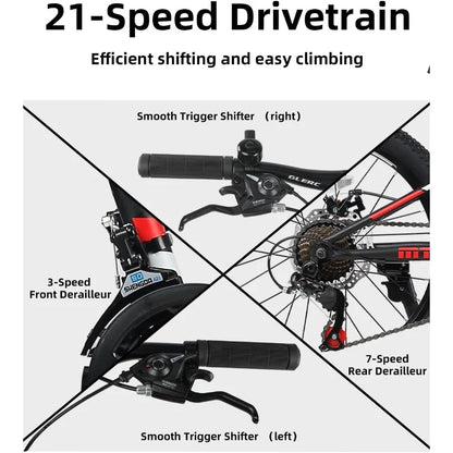 2024 24 Inch Bike for Boys and Girls