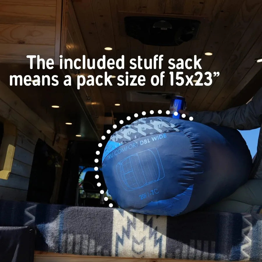 Comfort Doublewide 20 Degree Sleeping Bag Two Person