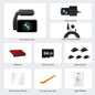 REDTIGER  Dash Camera Front and Rear 4k Dash Cam