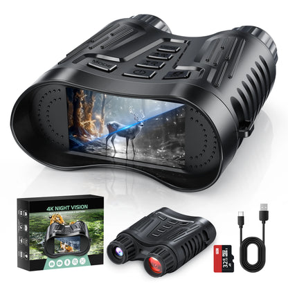 Rechargeable NightVision 4K UHD Infrared Telescope Camera Binocular
