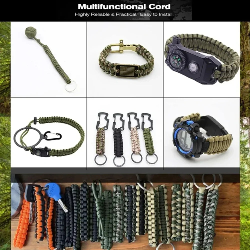 9 Strand Military Paracord 4mm 650 LB Outdoor