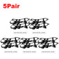 1-5Pair 24 Teeth Climbing Crampons Anti-Slip Ice Gripper Shoe Spikes