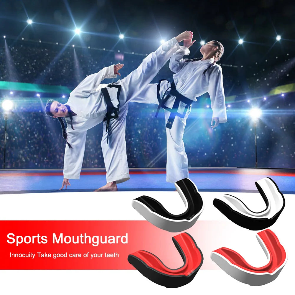 4PCS/bag Mouth Guard Boxing Taekwondo Wrestling Fighting Football