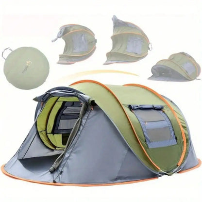 Camping Tent - 4-Person Easy Pop Up Tent