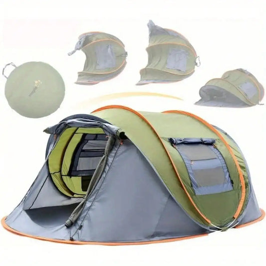 Camping Tent - 4-Person Easy Pop Up Tent