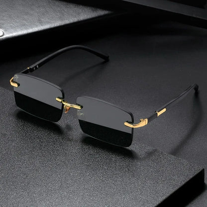 Retro Sunglasses Rimless Sun Glasses