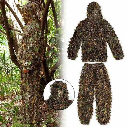 3D Ghillie Suit Tactical Outdoor Camouflage Clothes
