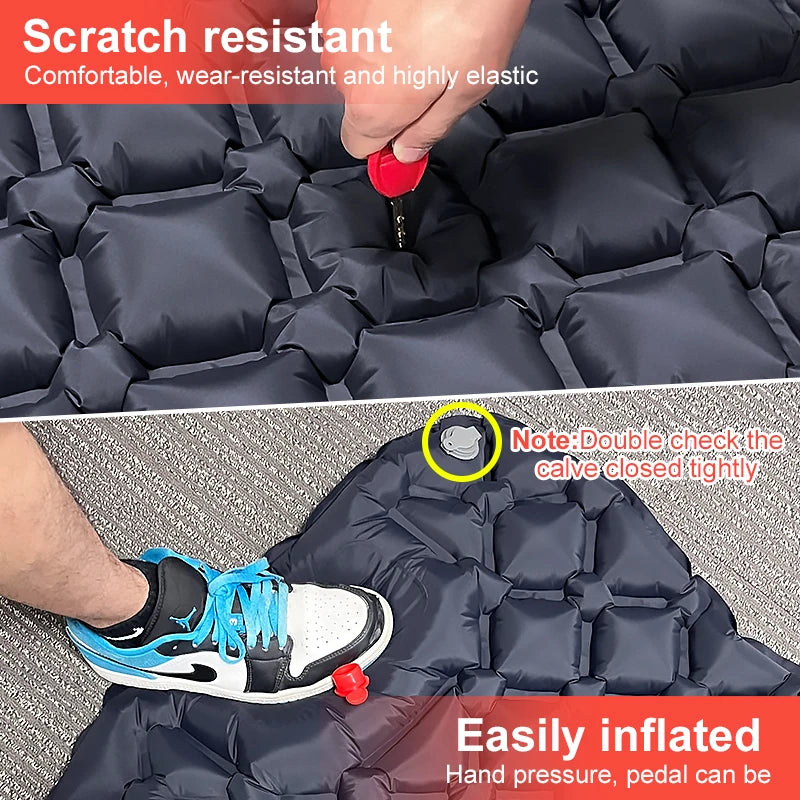 Outdoor Camping Sleeping Pad Inflatable Mattress