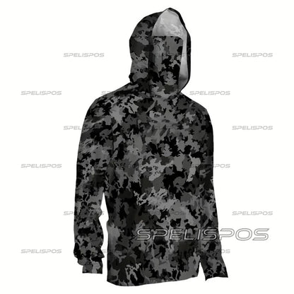 Fishing Hoodie Sailing Shirt Men Sun Protection