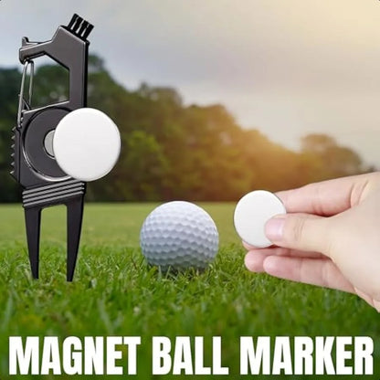 3 Pcs 7 in 1 Golf Divot Repair Tool and Ball Marker