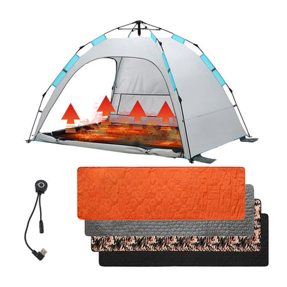 Heated Sleeping Bag Pad Mattress USB Power