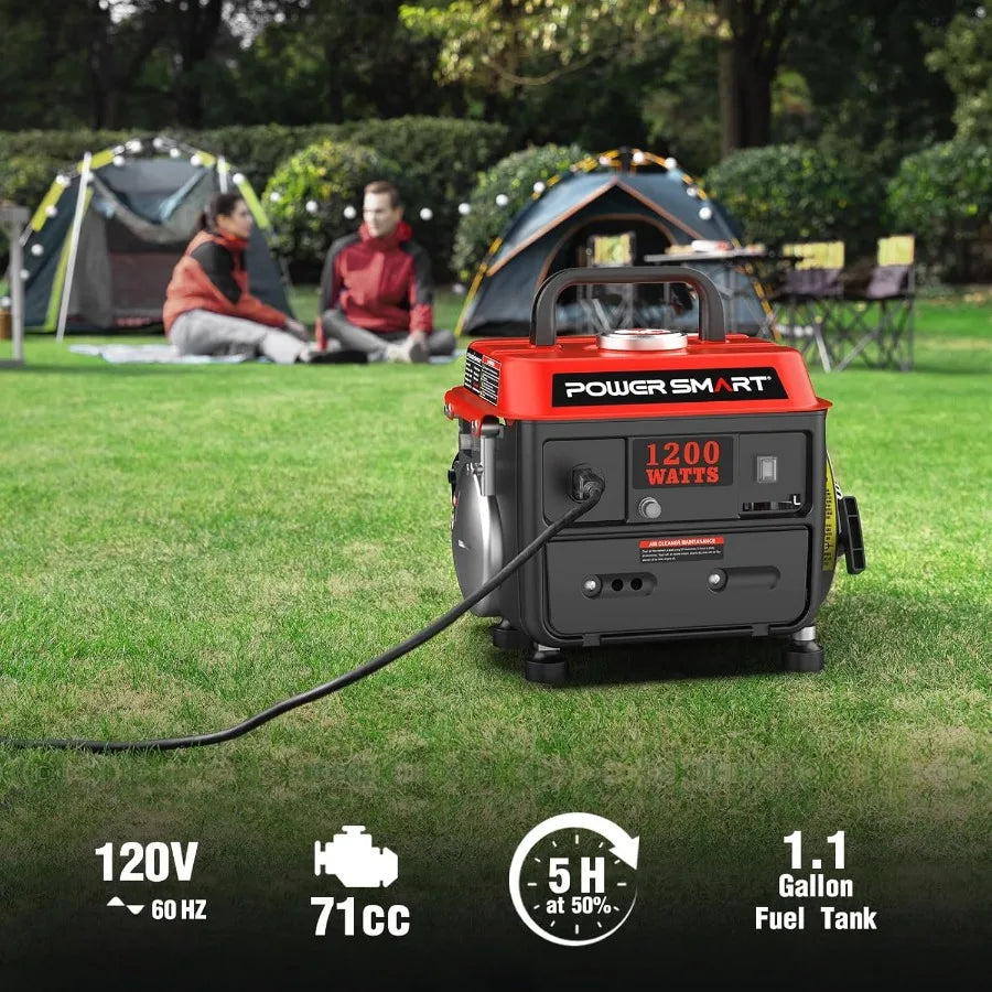 1200Watt Portable Generator with Super Quiet