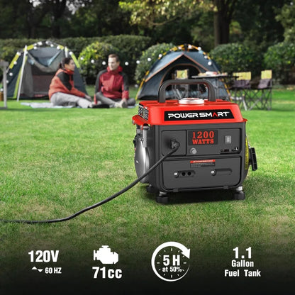 1200Watt Portable Generator with Super Quiet