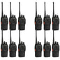 Baofeng Bf888S Long Range TwoWay Radios Rechargeable Earpiece Mic,