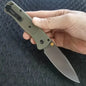 Folding BM 535 Blue/khaki Handle EDC Knife l