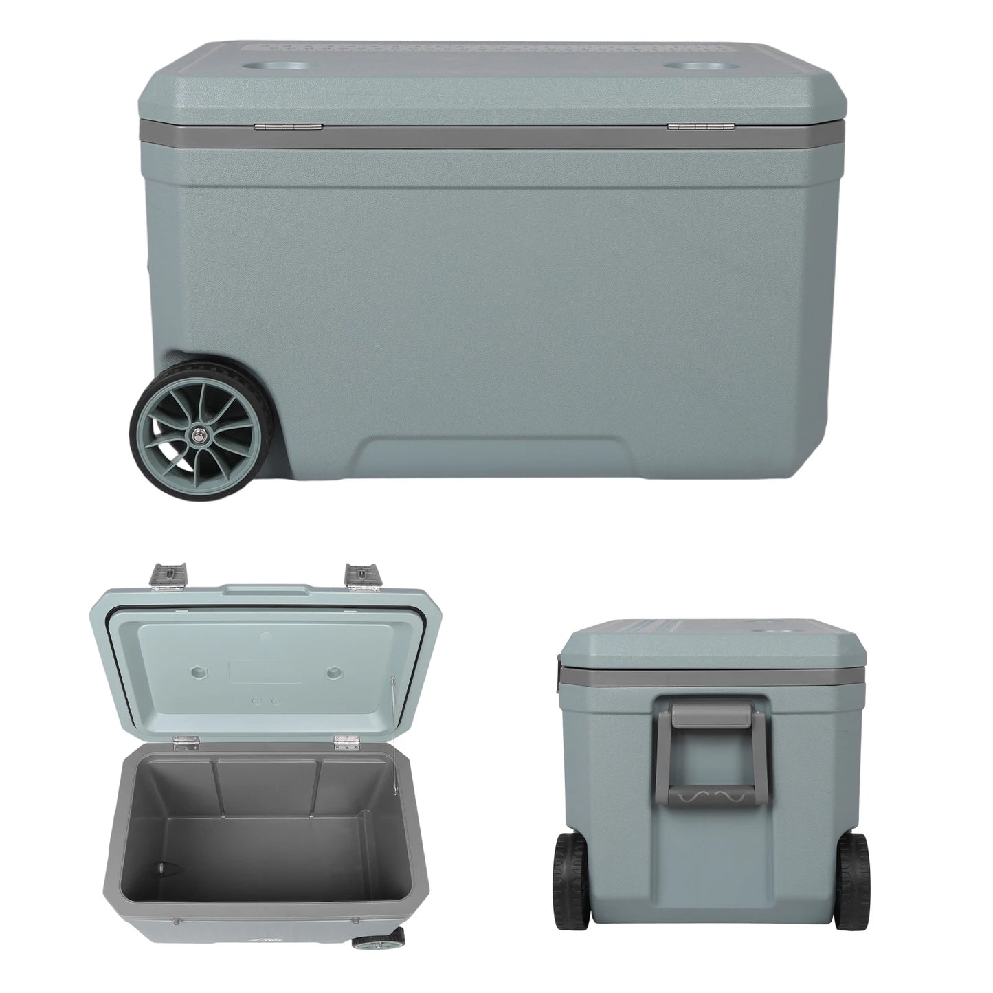 70L Wheeled Cooler Insulated Ice Chest Box