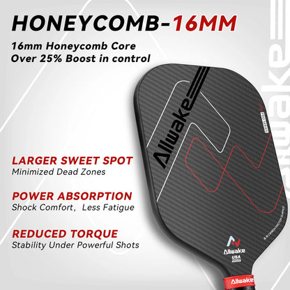 sport Pickleball Paddle Koolstofvezel Pickleball Raqueta