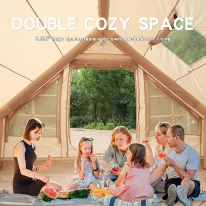 Inflatable Tent for Camping4/6 Person with Stove