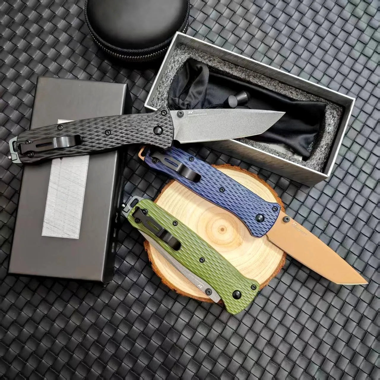 BM 537 Folding Pocket Knife Drop Point Flat Blade