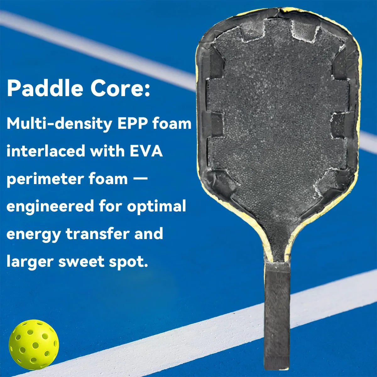 J2nf 16mm Sword & Shield Pickleball Paddle, Gen. 4.5