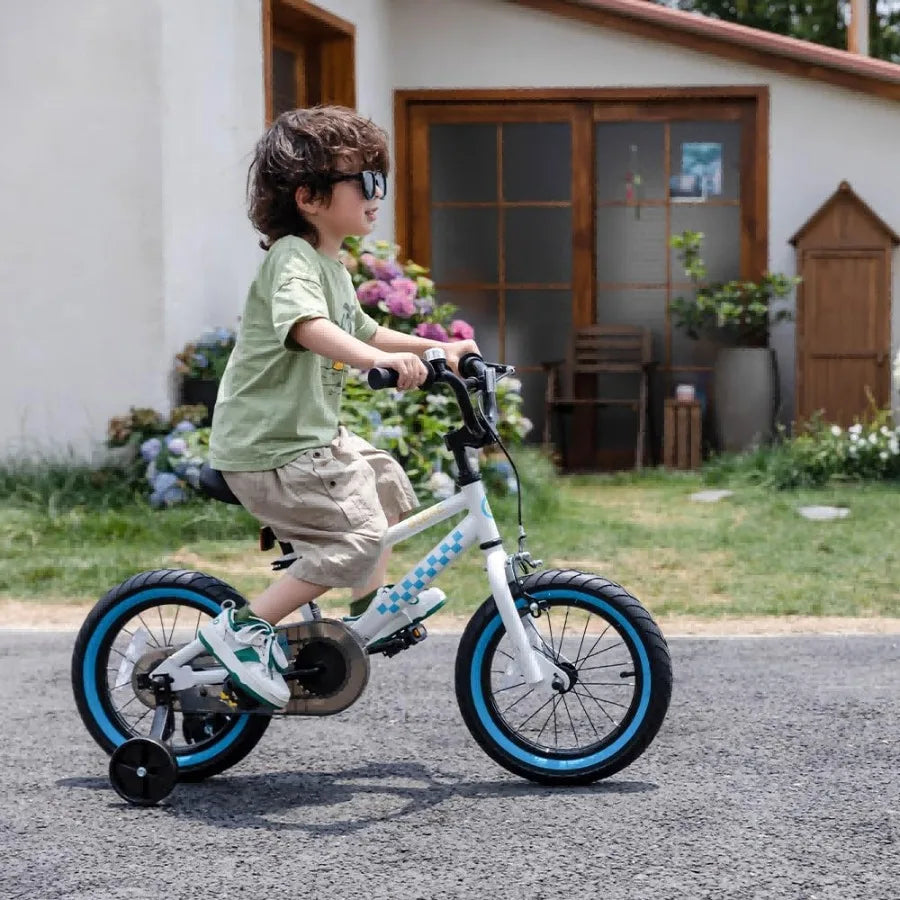 12 14 16 Inch Bike BMX Style for 2-8 Years Old Boys Girls
