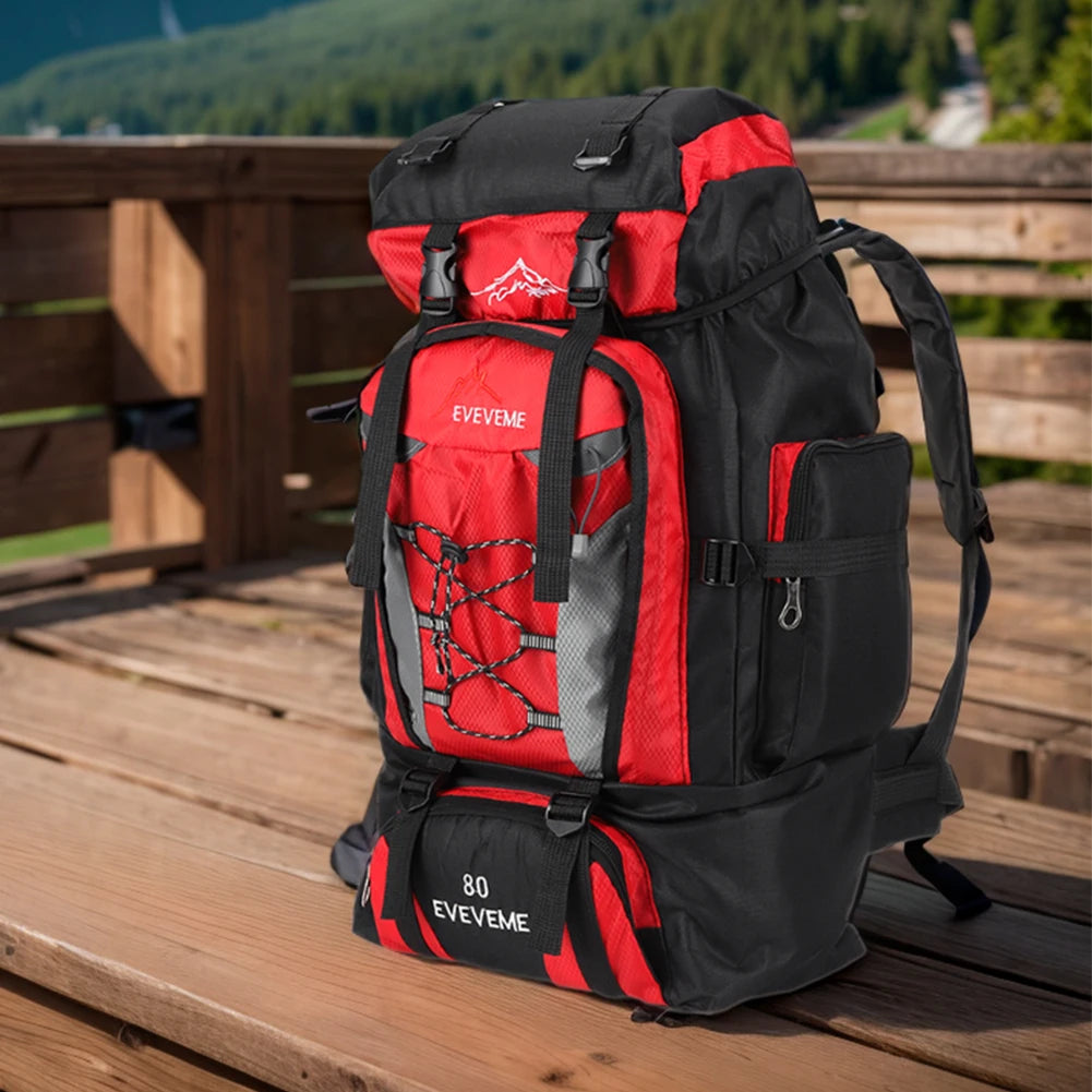 80L Mountaineering Backpack Large Capacity