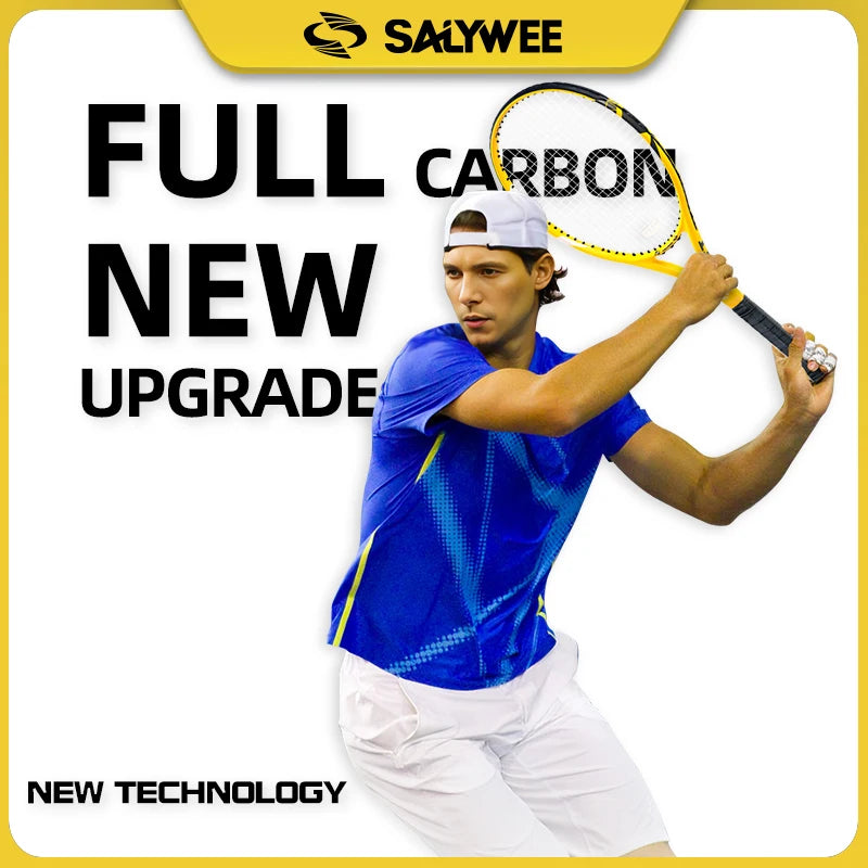 BaboBee SY1118, 100% Full Carbon Fiber Tennis Racket 60lbs
