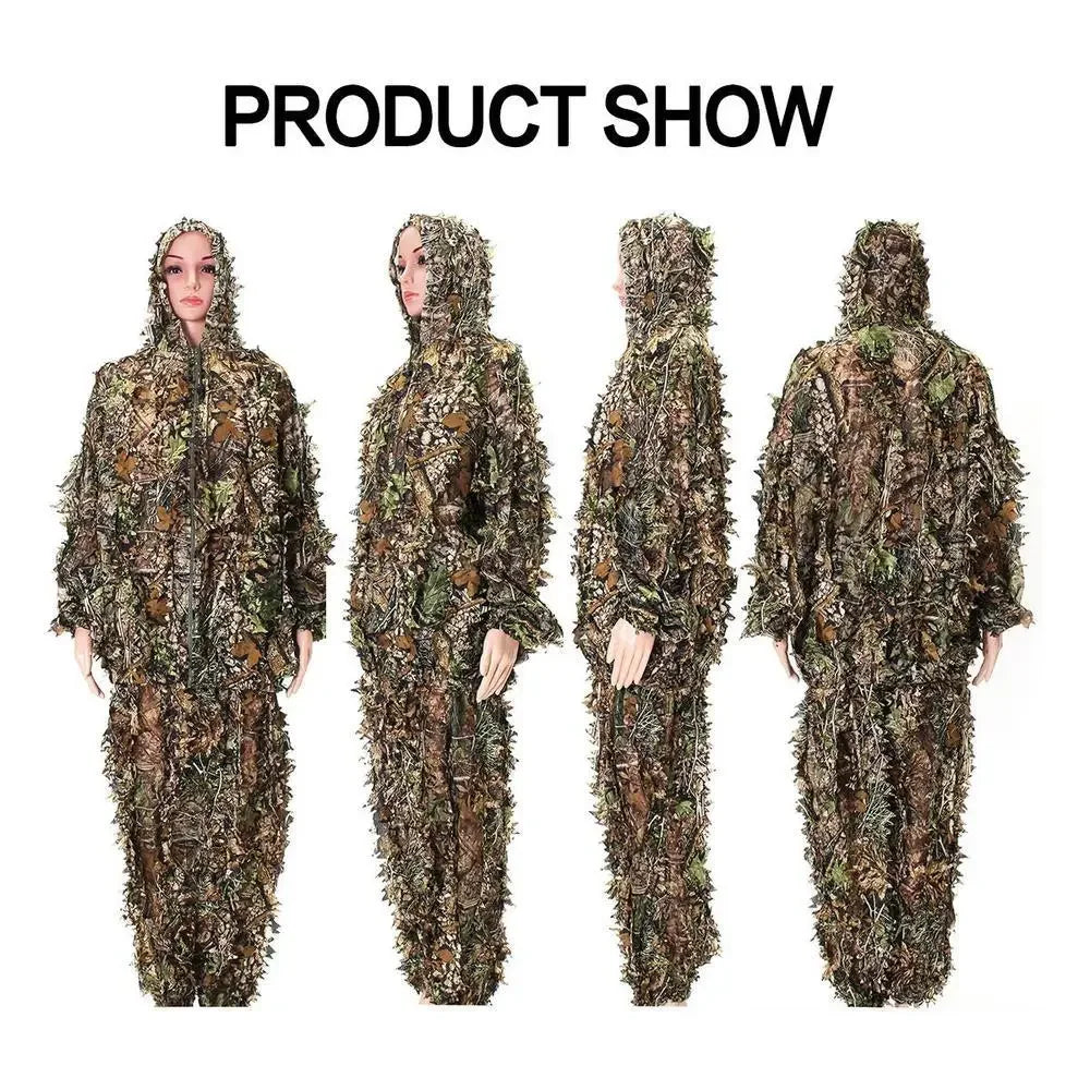 3D Ghillie Suit Tactical Outdoor Camouflage Clothes