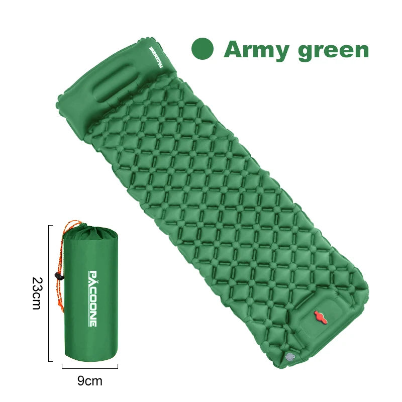 Outdoor Camping Sleeping Pad Inflatable Mattress