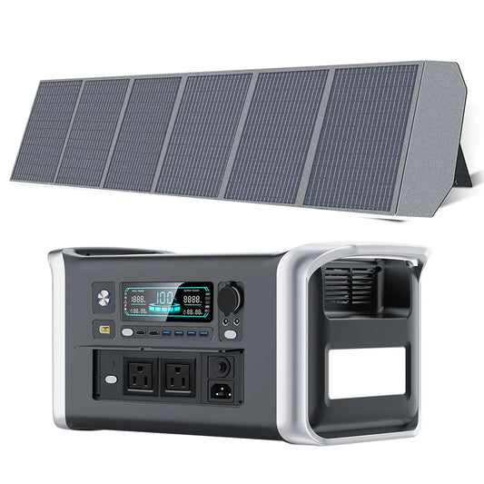 CTOLITY AP1000 1600W Solar Generator 1024Wh Battery  & 200W Solar Panel
