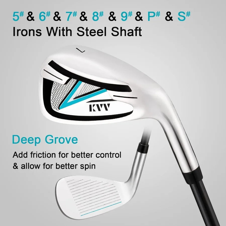 Premium Right Hand Golf Club Set 11-Piece Set for Women