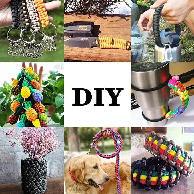 5M 10M 20M 31M Paracord 550 Paracord Parachute Cord