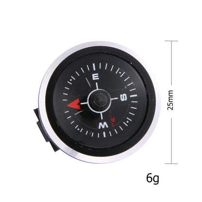 Mini Watch Strap Button Compass Aluminum Alloy