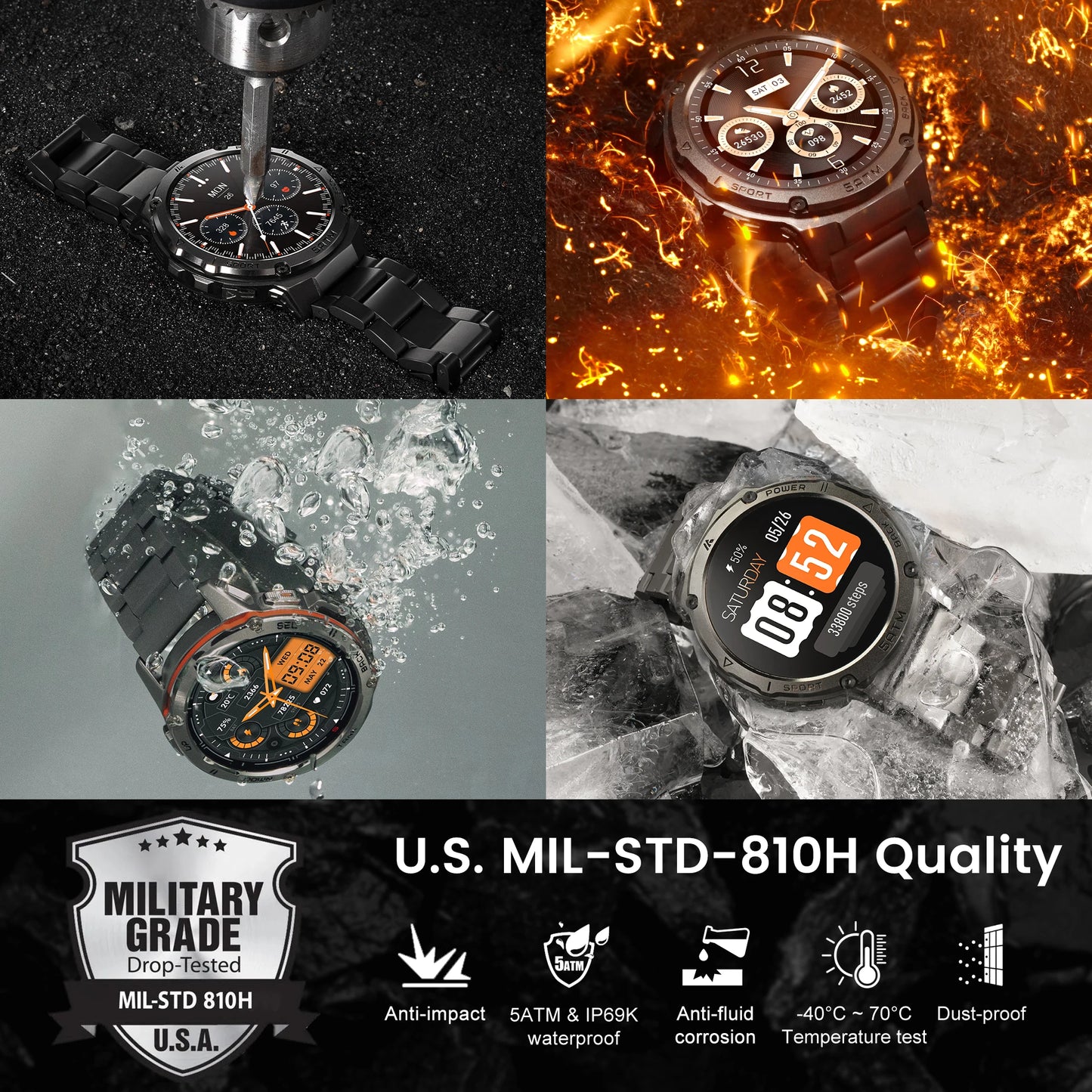 2024 Original Ticwris T3E GPS Smart Watch