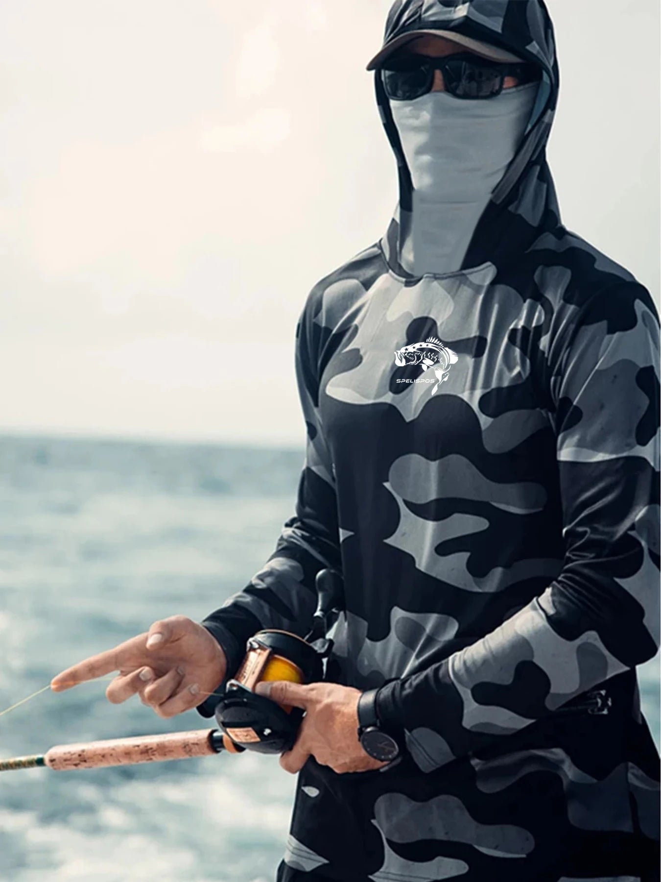Fishing Hoodie Sailing Shirt Sun Protection