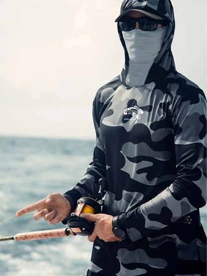 Fishing Hoodie Sailing Shirt Sun Protection