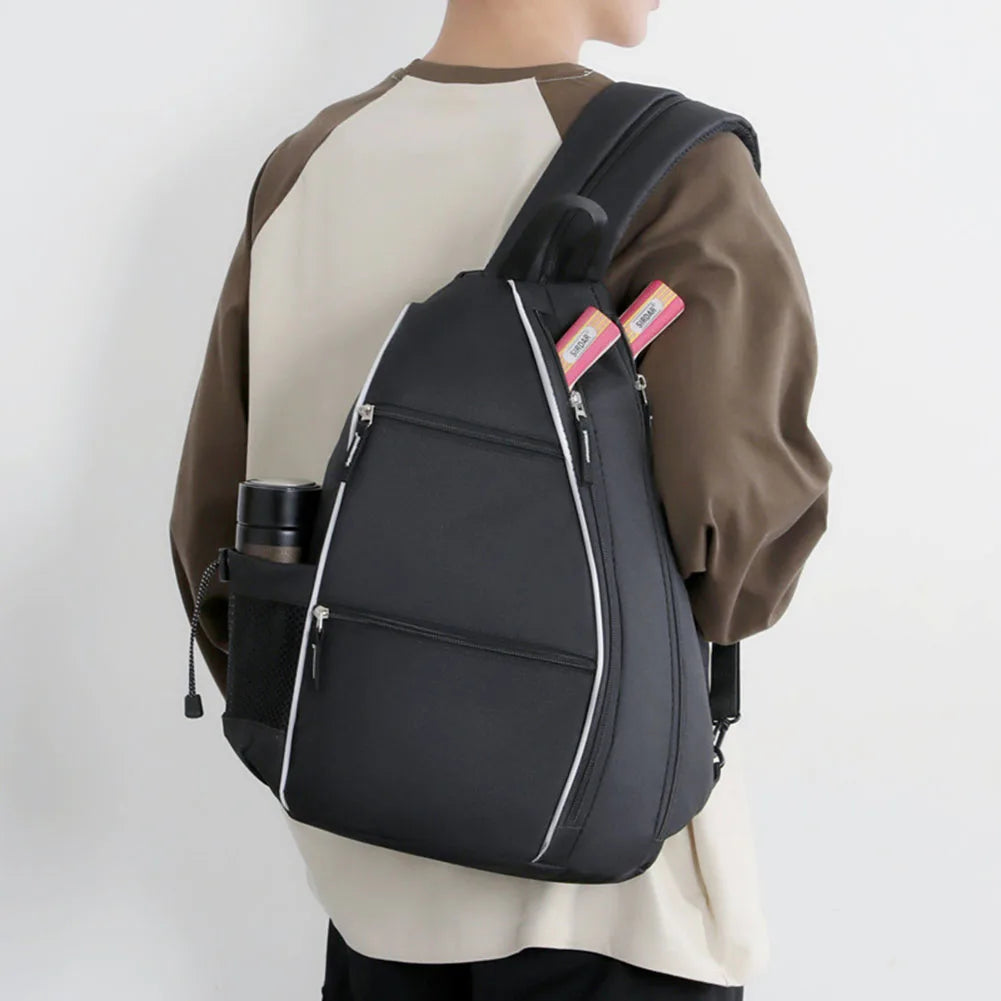 Pickleball Bag Racketball Sling Bag Adjustable