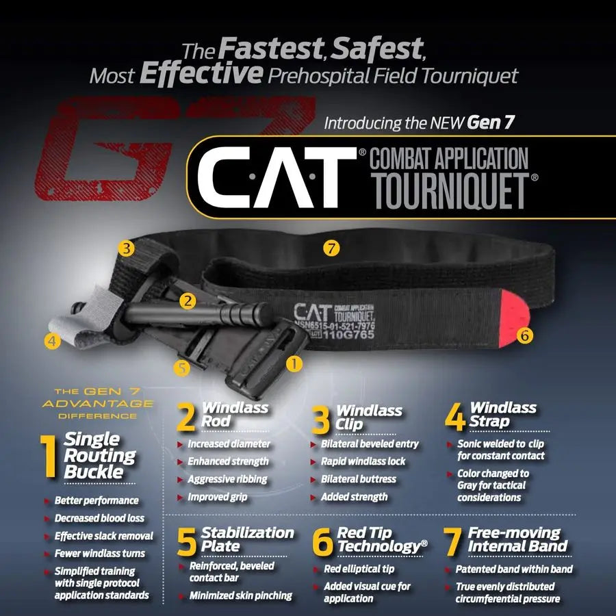 Emergency Trauma Kit, CAT GEN7 Tourniquet