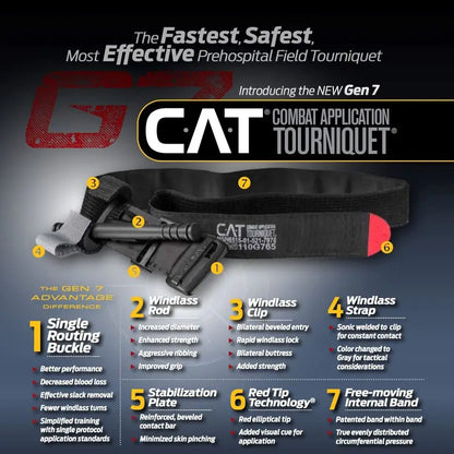 Emergency Trauma Kit, CAT GEN7 Tourniquet
