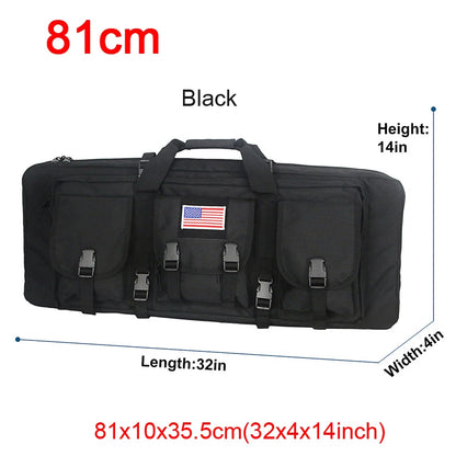 LQARMY 32 38 42 48 inch Tactical Double Rifle Case