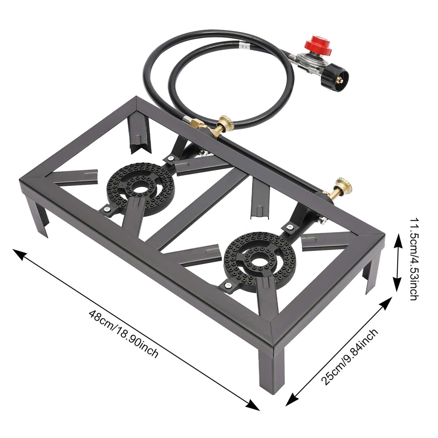 Portable Dual Propane Gas Burner