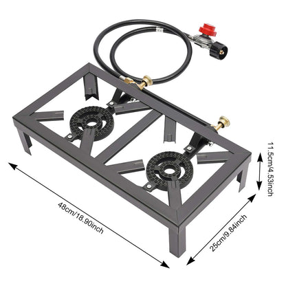 Portable Dual Propane Gas Burner