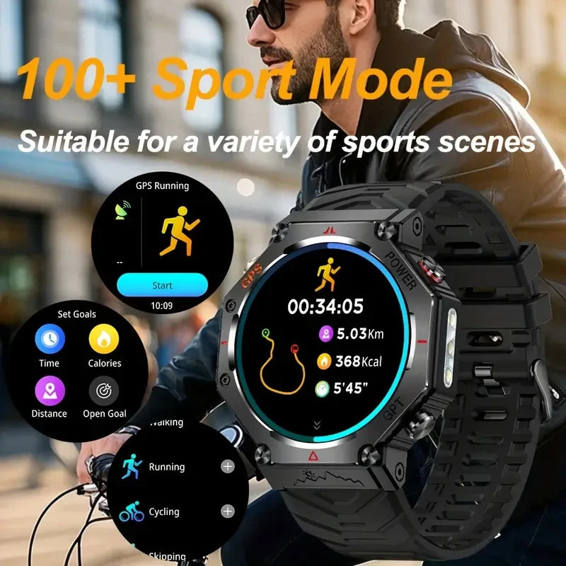 SENBONO Built-in GPS Smart Watch Waterproof Compass