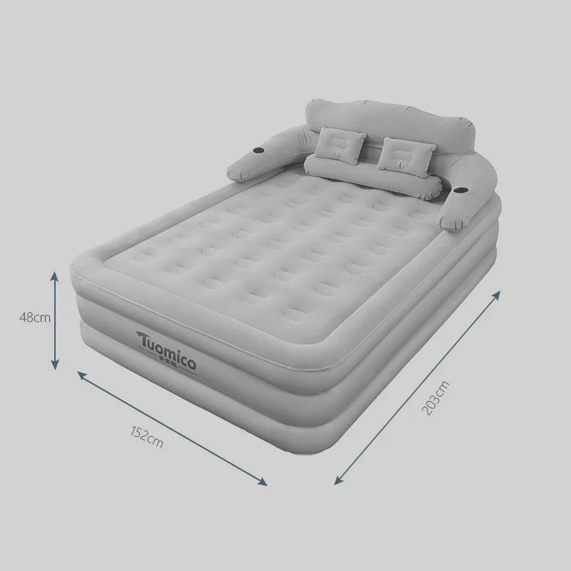 Foldable Inflatable Mattress Built in Pump