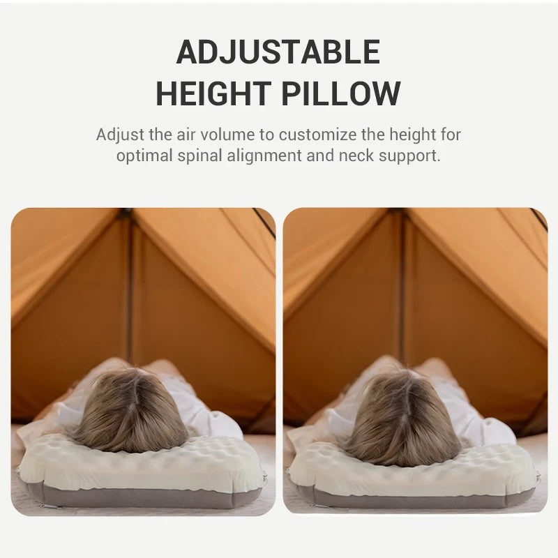 Camping Inflatable Pillow Portable Compressible Folding